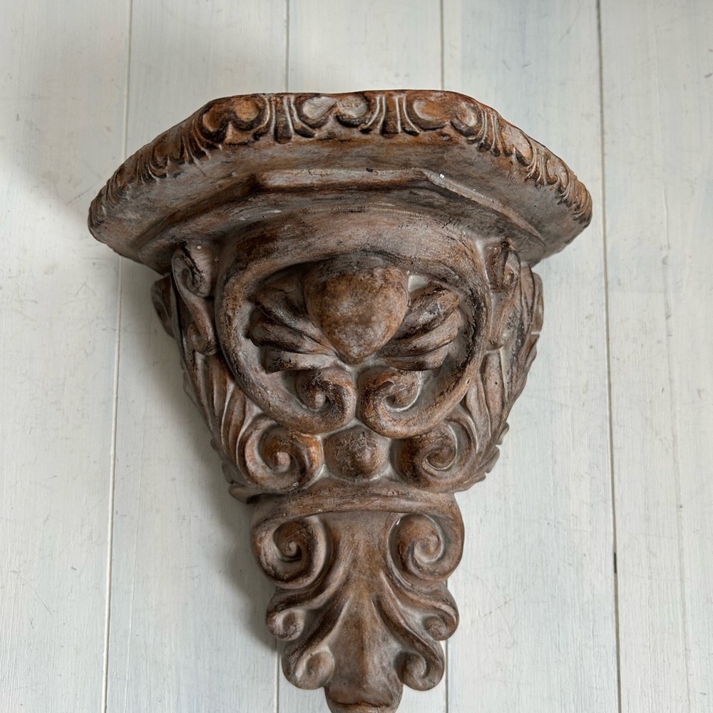 Ornate Brown Wall Sconce